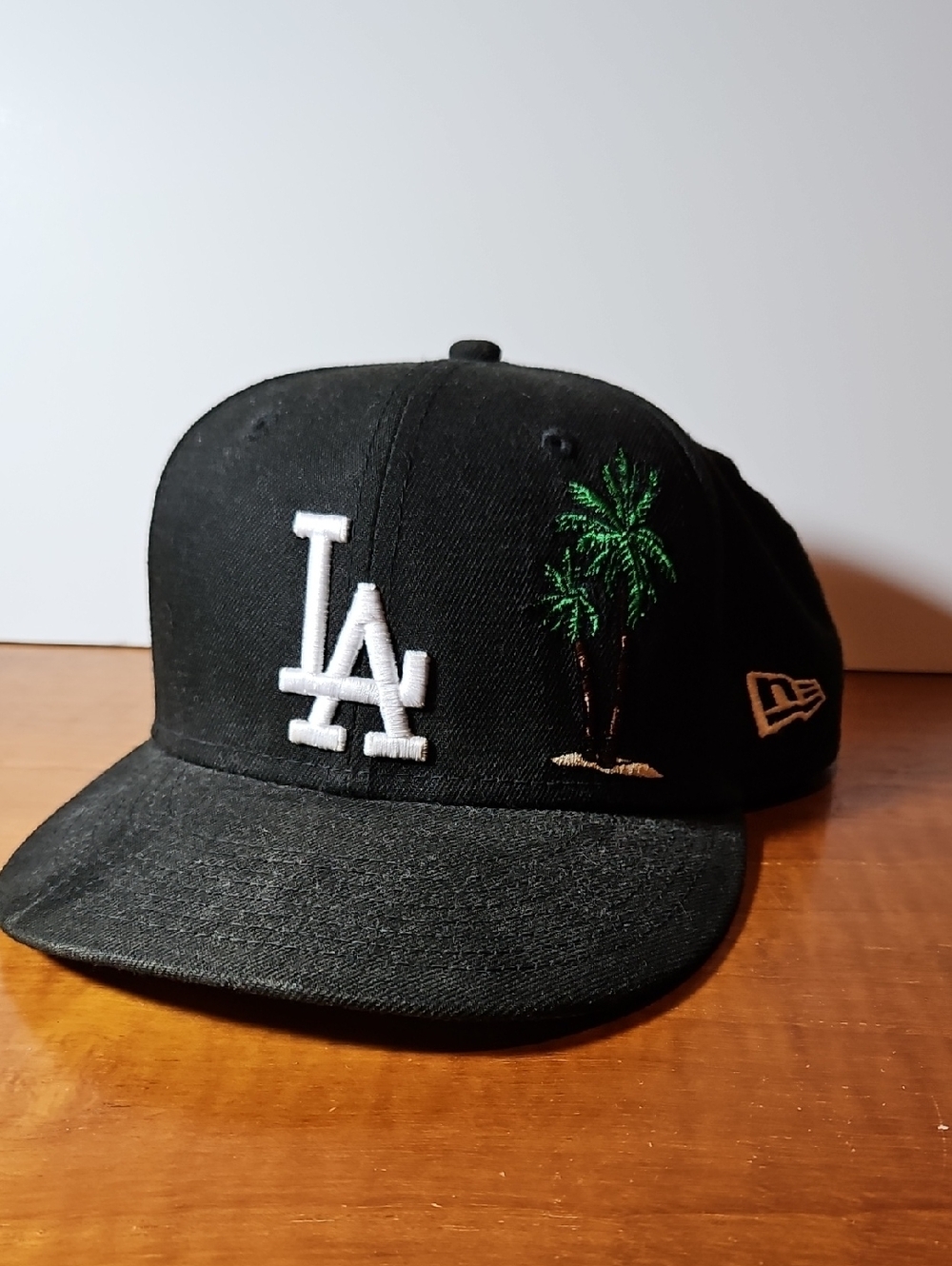 New Era Black 59FIFTY Fitted Cap Los Angeles Dodgers 7 1/4